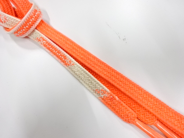 未使用品　正絹　手組帯締め